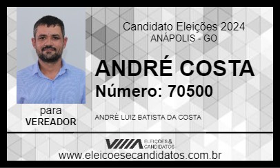 Candidato ANDRÉ COSTA 2024 - ANÁPOLIS - Eleições