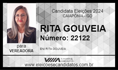 Candidato RITA GOUVEIA 2024 - CAIAPÔNIA - Eleições