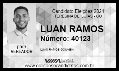 Candidato LUAN RAMOS 2024 - TERESINA DE GOIÁS - Eleições