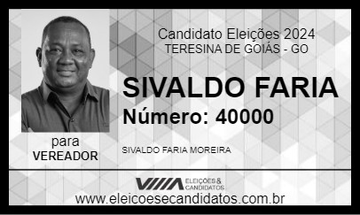 Candidato SIVALDO FARIA 2024 - TERESINA DE GOIÁS - Eleições