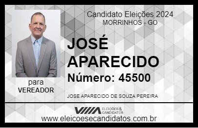 Candidato JOSÉ APARECIDO 2024 - MORRINHOS - Eleições