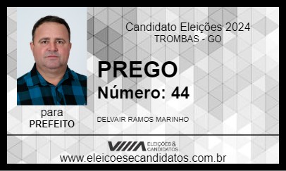 Candidato PREGO 2024 - TROMBAS - Eleições