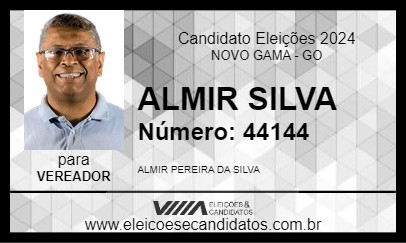 Candidato ALMIR SILVA 2024 - NOVO GAMA - Eleições