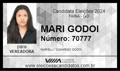 Candidato MARI GODOI 2024 - FAINA - Eleições