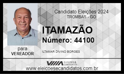 Candidato ITAMAZÃO 2024 - TROMBAS - Eleições