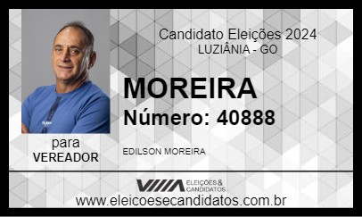 Candidato MOREIRA 2024 - LUZIÂNIA - Eleições