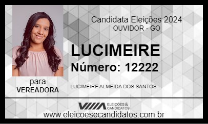 Candidato LUCIMEIRE 2024 - OUVIDOR - Eleições