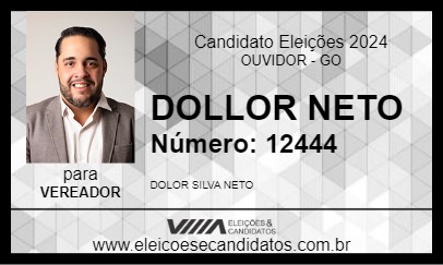 Candidato DOLLOR NETO 2024 - OUVIDOR - Eleições