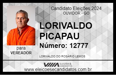 Candidato LORIVALDO PICAPAU 2024 - OUVIDOR - Eleições