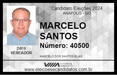 Candidato MARCELO SANTOS 2024 - ANÁPOLIS - Eleições