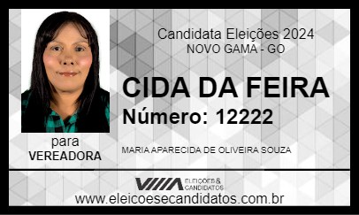 Candidato CIDA DA FEIRA 2024 - NOVO GAMA - Eleições