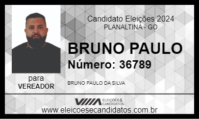 Candidato BRUNO PAULO 2024 - PLANALTINA - Eleições