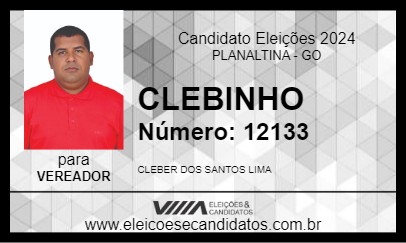 Candidato CLEBINHO 2024 - PLANALTINA - Eleições