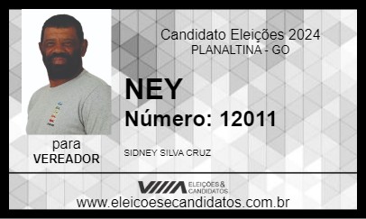 Candidato NEY 2024 - PLANALTINA - Eleições