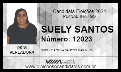 Candidato SUELY SANTOS 2024 - PLANALTINA - Eleições