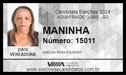 Candidato MANINHA 2024 - ÁGUA FRIA DE GOIÁS - Eleições