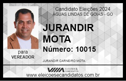 Candidato JURANDIR MOTA 2024 - ÁGUAS LINDAS DE GOIÁS - Eleições