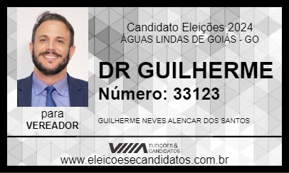 Candidato DR GUILHERME 2024 - ÁGUAS LINDAS DE GOIÁS - Eleições