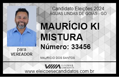 Candidato MAURÍCIO KI MISTURA 2024 - ÁGUAS LINDAS DE GOIÁS - Eleições