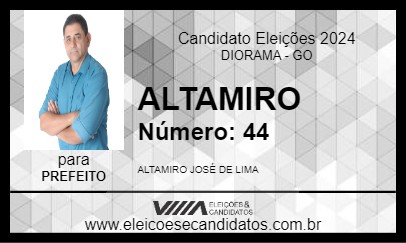 Candidato ALTAMIRO 2024 - DIORAMA - Eleições