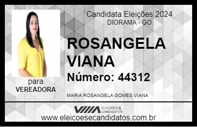 Candidato ROSANGELA VIANA 2024 - DIORAMA - Eleições