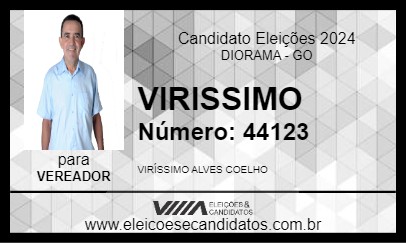 Candidato VIRISSIMO 2024 - DIORAMA - Eleições