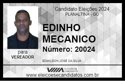 Candidato EDINHO ELETRICISTA 2024 - PLANALTINA - Eleições