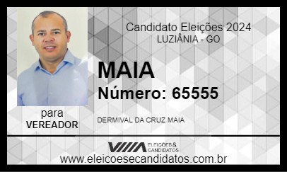 Candidato MAIA 2024 - LUZIÂNIA - Eleições