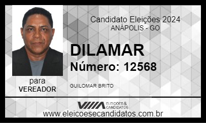 Candidato DILAMAR 2024 - ANÁPOLIS - Eleições