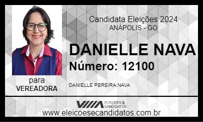 Candidato DANIELLE NAVA 2024 - ANÁPOLIS - Eleições