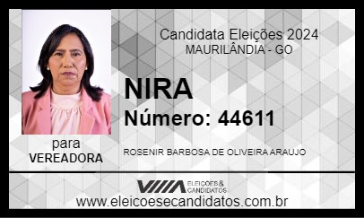 Candidato NIRA 2024 - MAURILÂNDIA - Eleições