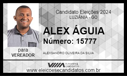 Candidato ALEX ÁGUIA 2024 - LUZIÂNIA - Eleições