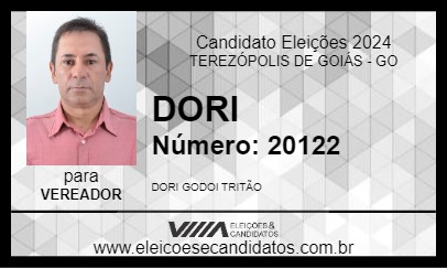 Candidato DORI GODOI 2024 - TEREZÓPOLIS DE GOIÁS - Eleições