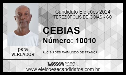 Candidato CIBIAS 2024 - TEREZÓPOLIS DE GOIÁS - Eleições