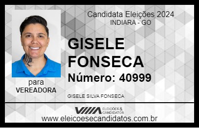 Candidato GISELE FONSECA 2024 - INDIARA - Eleições