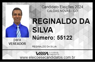 Candidato REGINALDO DA SILVA 2024 - CALDAS NOVAS - Eleições