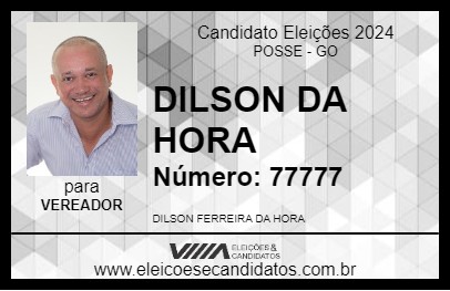 Candidato DILSON DA HORA 2024 - POSSE - Eleições