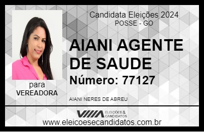 Candidato AIANI AGENTE DE SAUDE 2024 - POSSE - Eleições