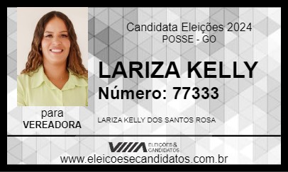 Candidato LARIZA KELLY 2024 - POSSE - Eleições