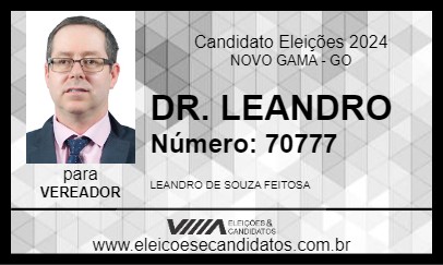 Candidato DR. LEANDRO 2024 - NOVO GAMA - Eleições