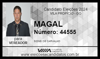 Candidato MAGAL 2024 - VILA PROPÍCIO - Eleições