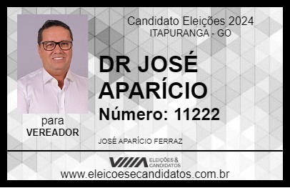 Candidato DR JOSÉ APARÍCIO 2024 - ITAPURANGA - Eleições