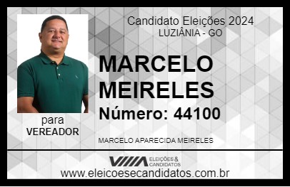 Candidato MARCELO MEIRELES 2024 - LUZIÂNIA - Eleições