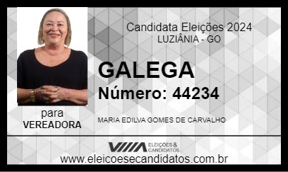 Candidato GALEGA 2024 - LUZIÂNIA - Eleições