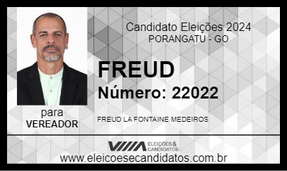 Candidato FREUD 2024 - PORANGATU - Eleições