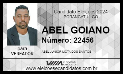 Candidato ABEL GOIANO 2024 - PORANGATU - Eleições