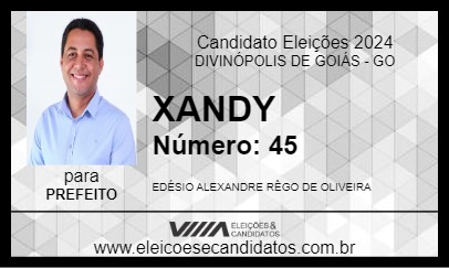 Candidato XANDY 2024 - DIVINÓPOLIS DE GOIÁS - Eleições