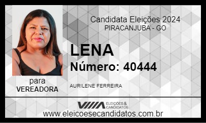 Candidato LENA 2024 - PIRACANJUBA - Eleições