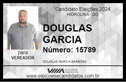 Candidato DOUGLAS GARCIA 2024 - HIDROLINA - Eleições