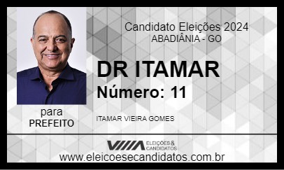 Candidato DR ITAMAR 2024 - ABADIÂNIA - Eleições